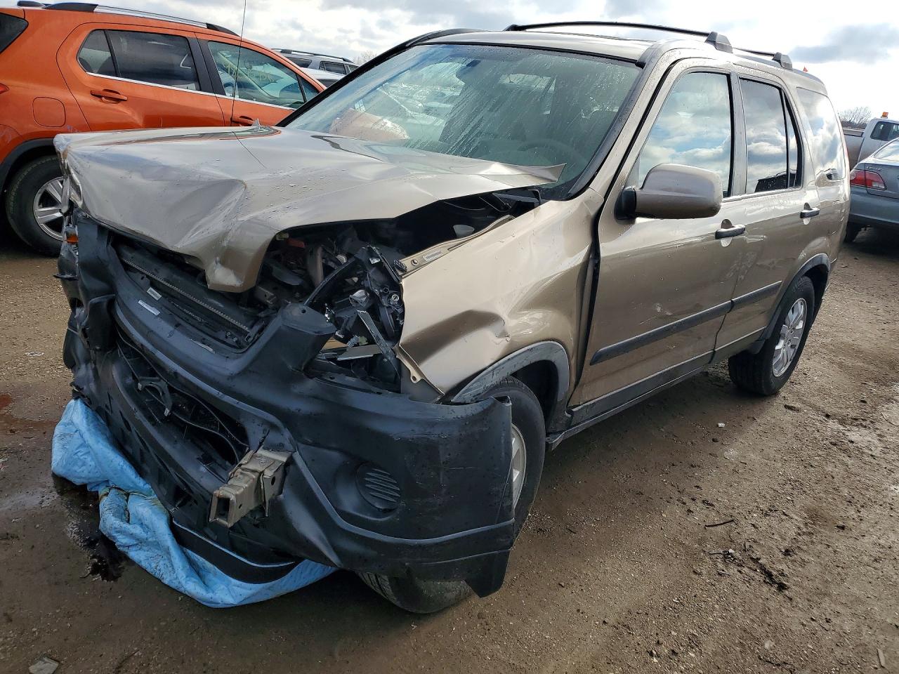 2006 Honda Crv VIN JHLRD78806C053242 photo 1