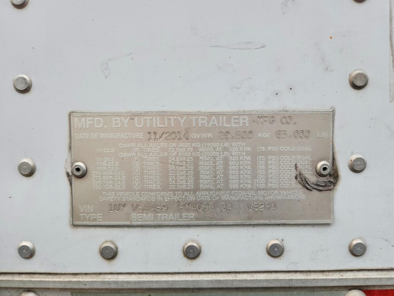 2015 UTILITY All models VIN 1UYVS2489FM408334 photo 10