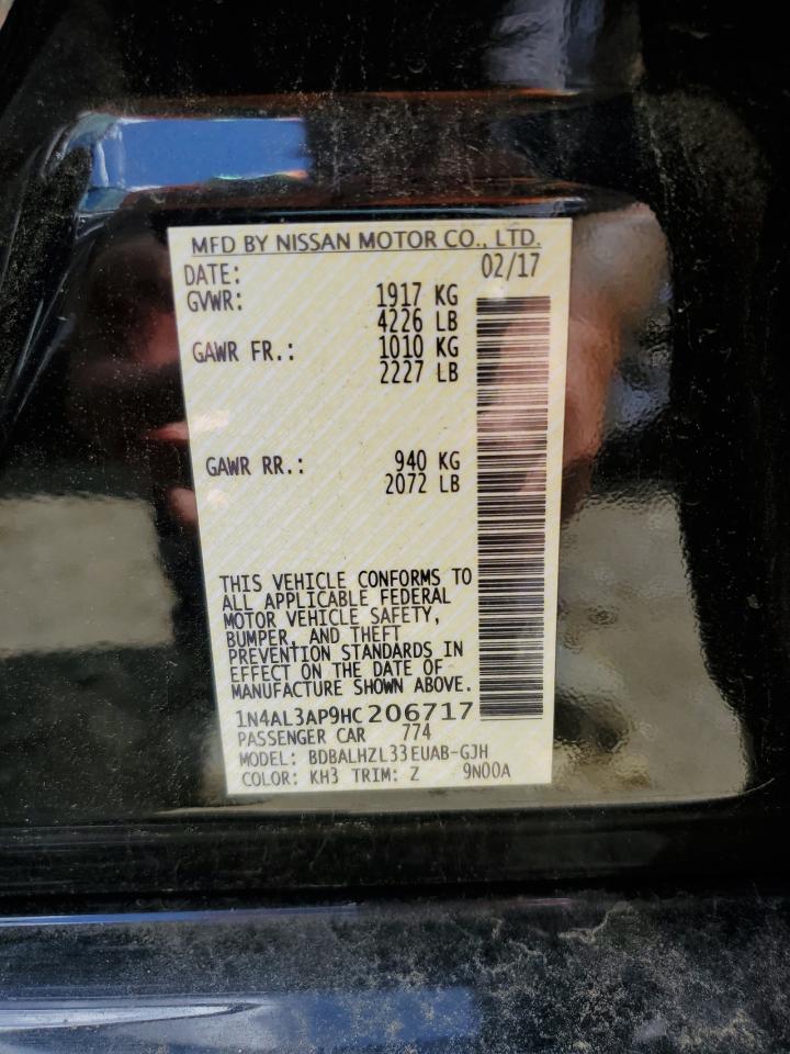 2017 NISSAN Altima VIN 1N4AL3AP9HC206717 photo 12