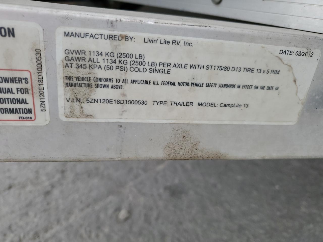 2013 OTHER All other VIN 5ZN120E18D1000530 photo 10