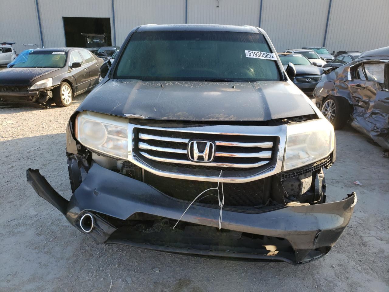 2012 HONDA Pilot VIN 5FNYF3H54CB032314 photo 5