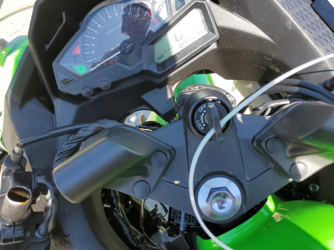 2013 KAWASAKI EX300 A VIN JKAEX8A15DDA06587 photo 8