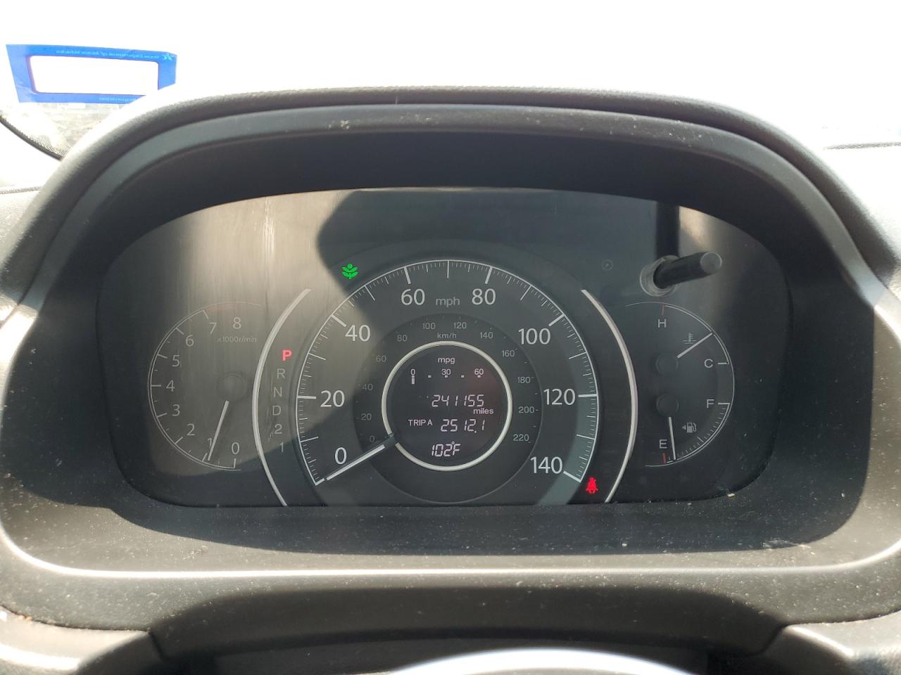 2012 Honda Crv VIN 5J6RM3H71CL013044 photo 9