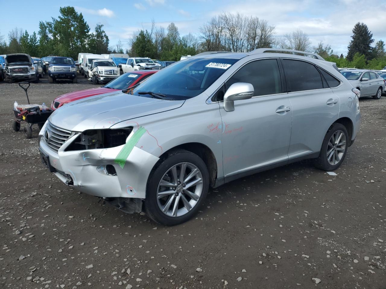 2014 LEXUS Rx350 VIN 2T2ZK1BA8EC132963 photo 1