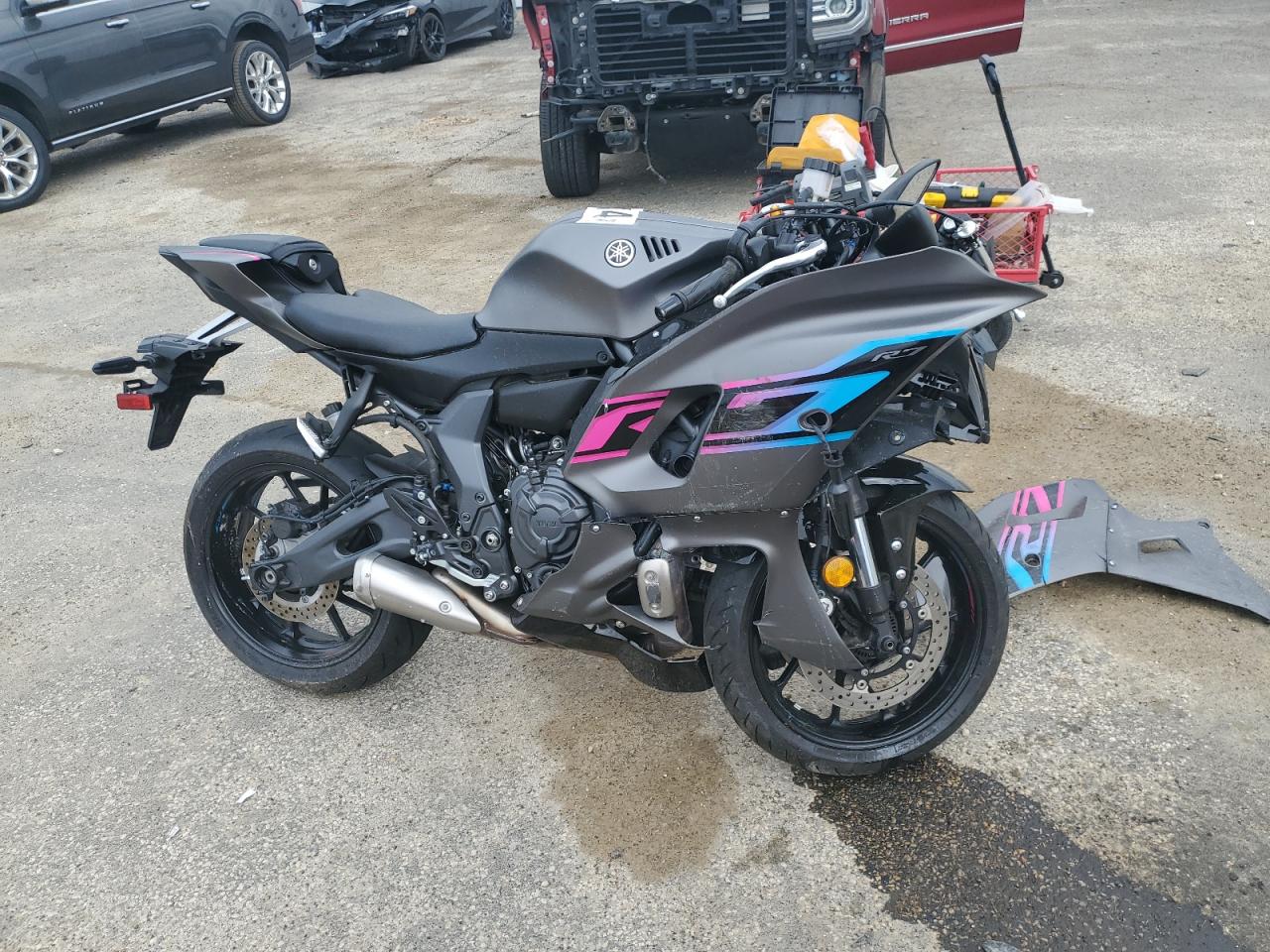 2024 YAMAHA YZFR7 VIN JYARM38E7RA010332 photo 1