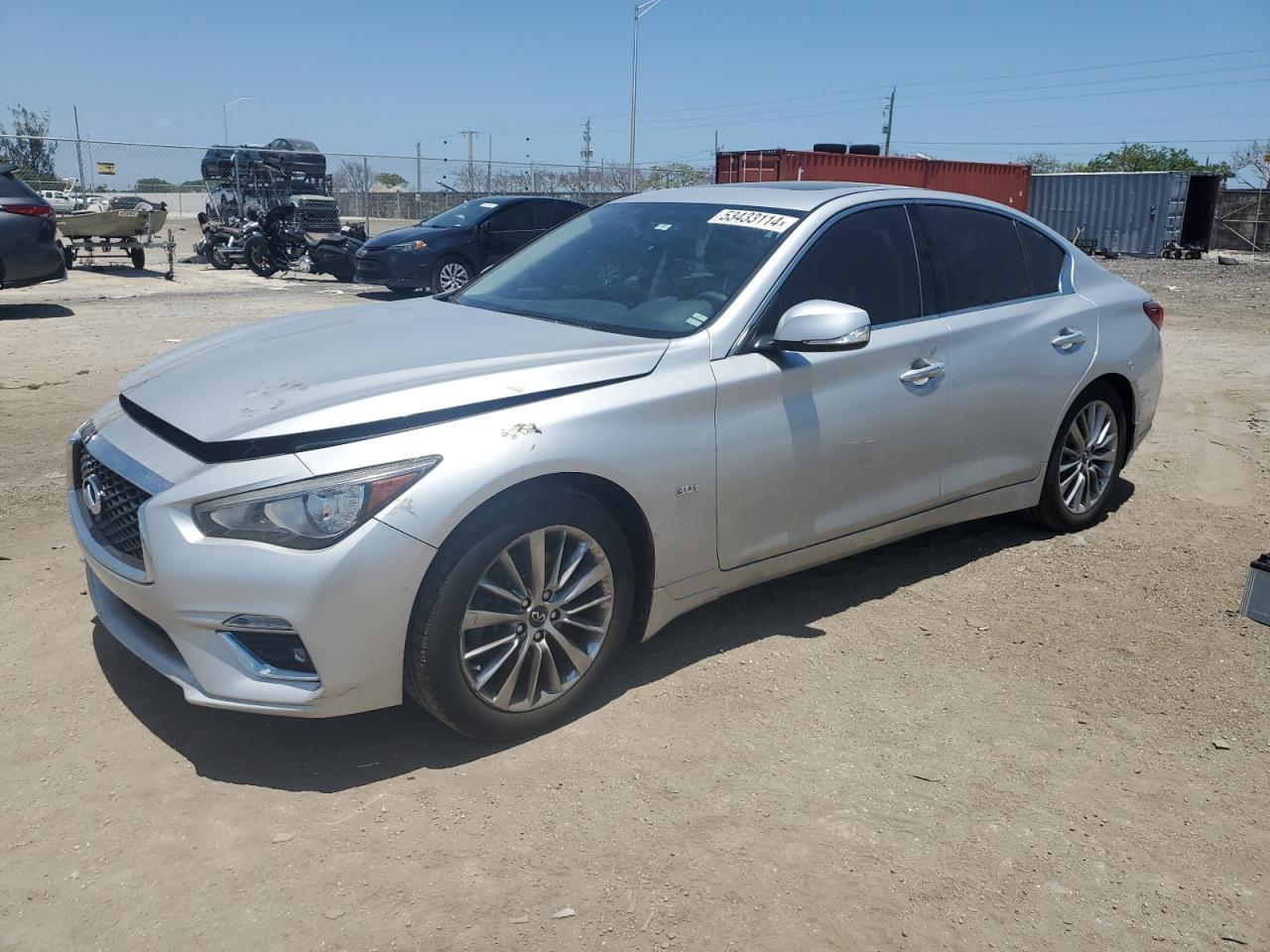 2019 INFINITI Q50 VIN JN1EV7AP9KM519722 photo 1