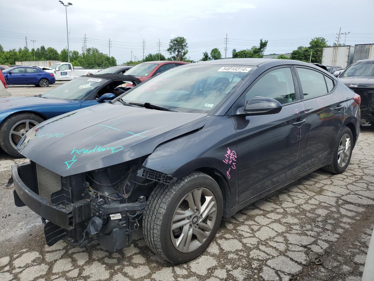 2020 HYUNDAI Elantra VIN 5NPD84LF0LH572419 photo 1