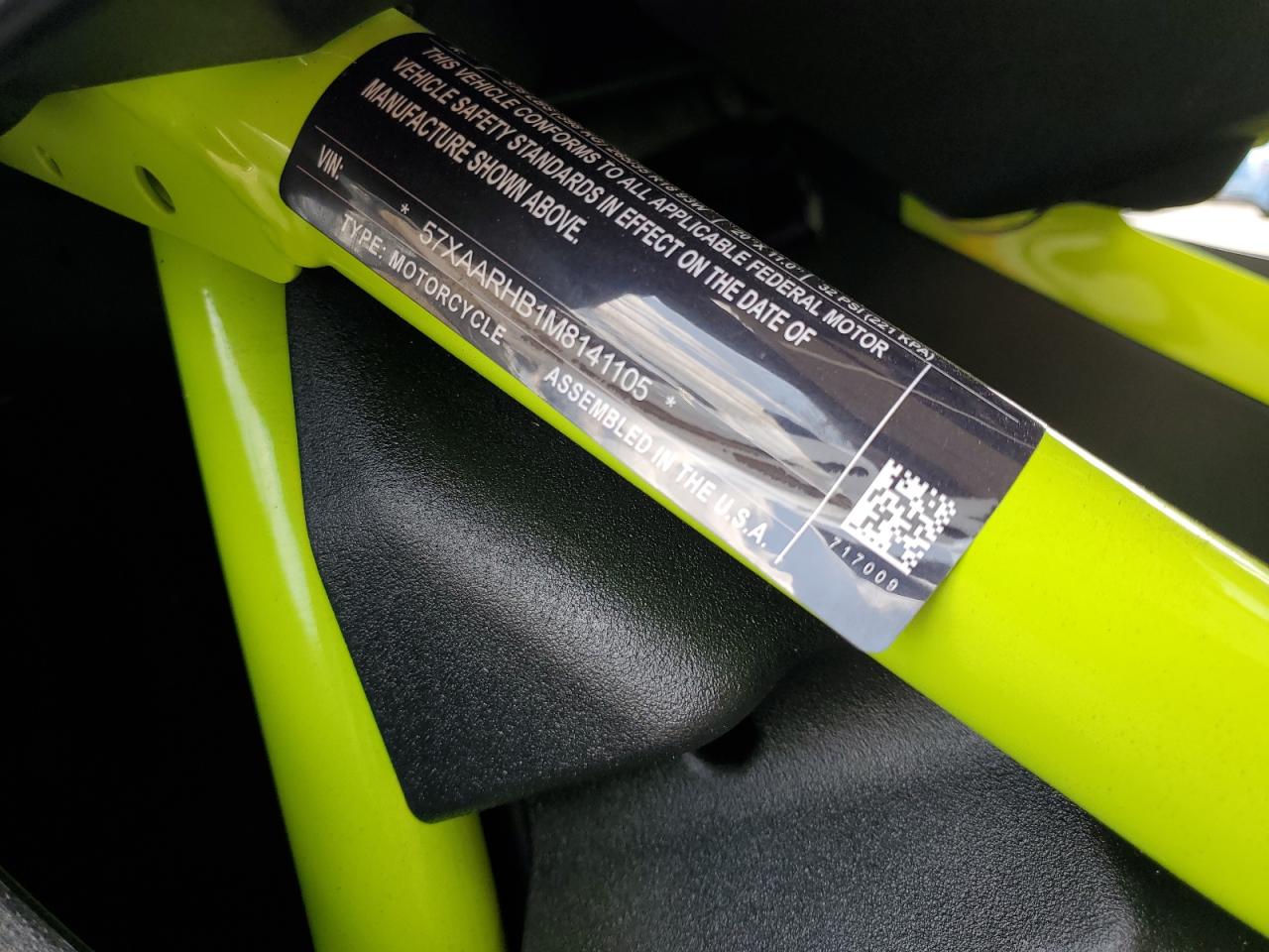 2021 POLARIS SLINGSHOT R VIN 57XAARHB1M8141105 photo 12