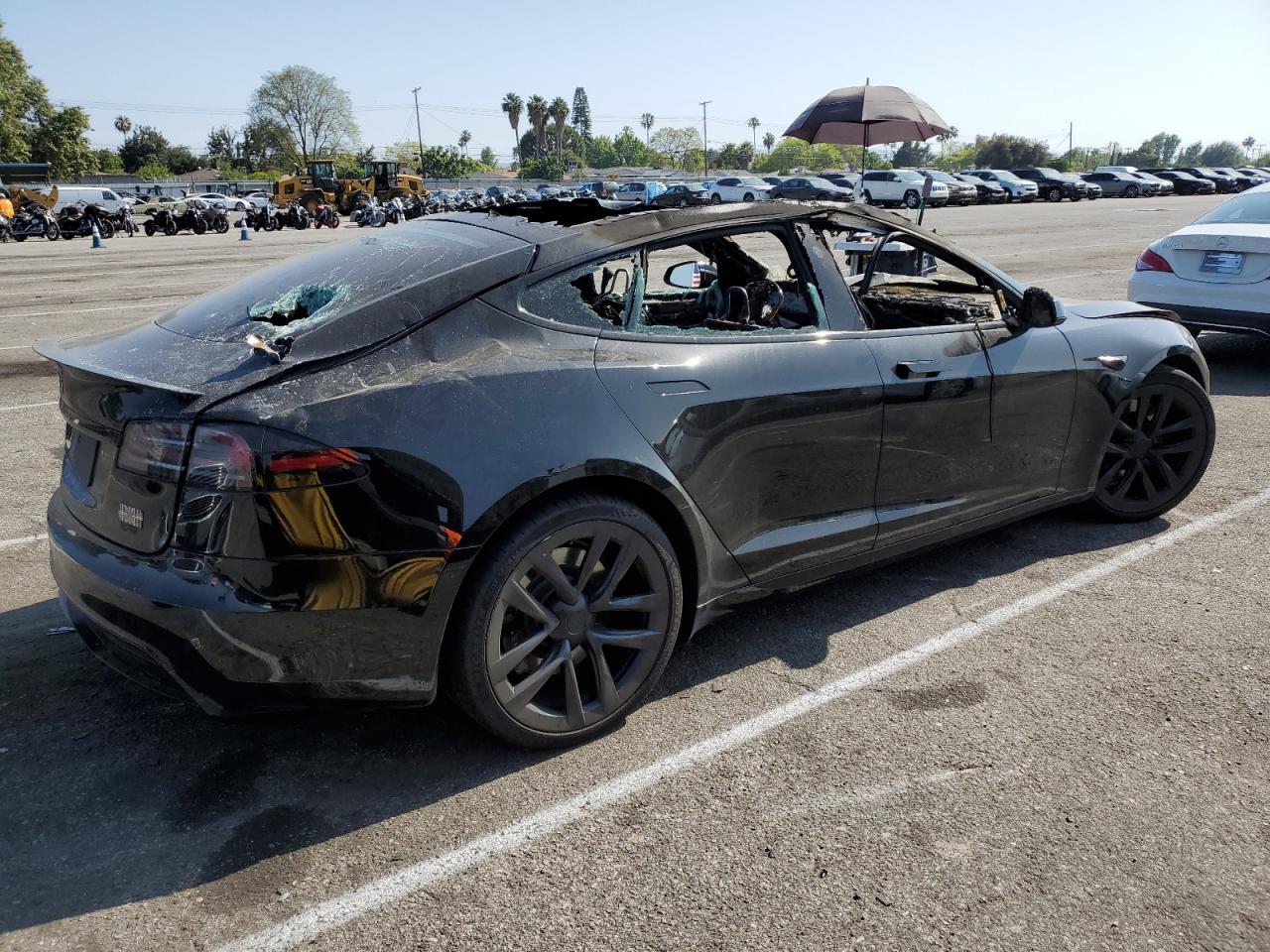 2022 Tesla Model s VIN 5YJSA1E64NF487480 photo 3