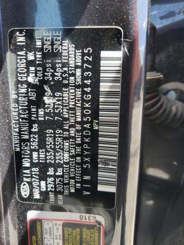 2019 Kia Sorento VIN 5XYPKDA50KG443725 photo 12