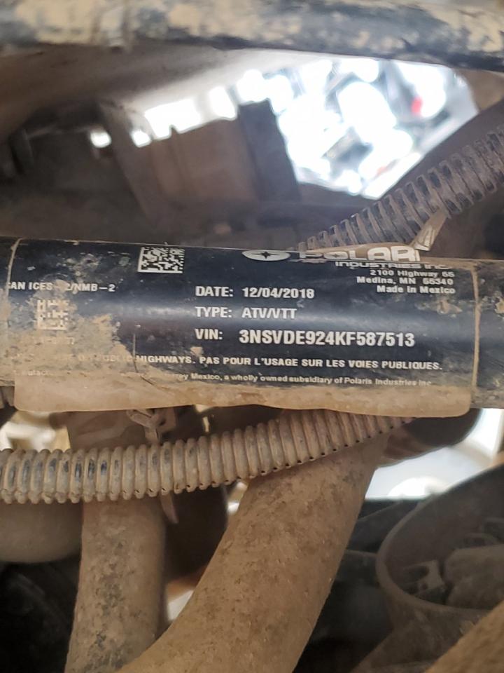2019 POLARIS RZR XP TURBO EPS VIN 3NSVDE924KF587513 photo 10