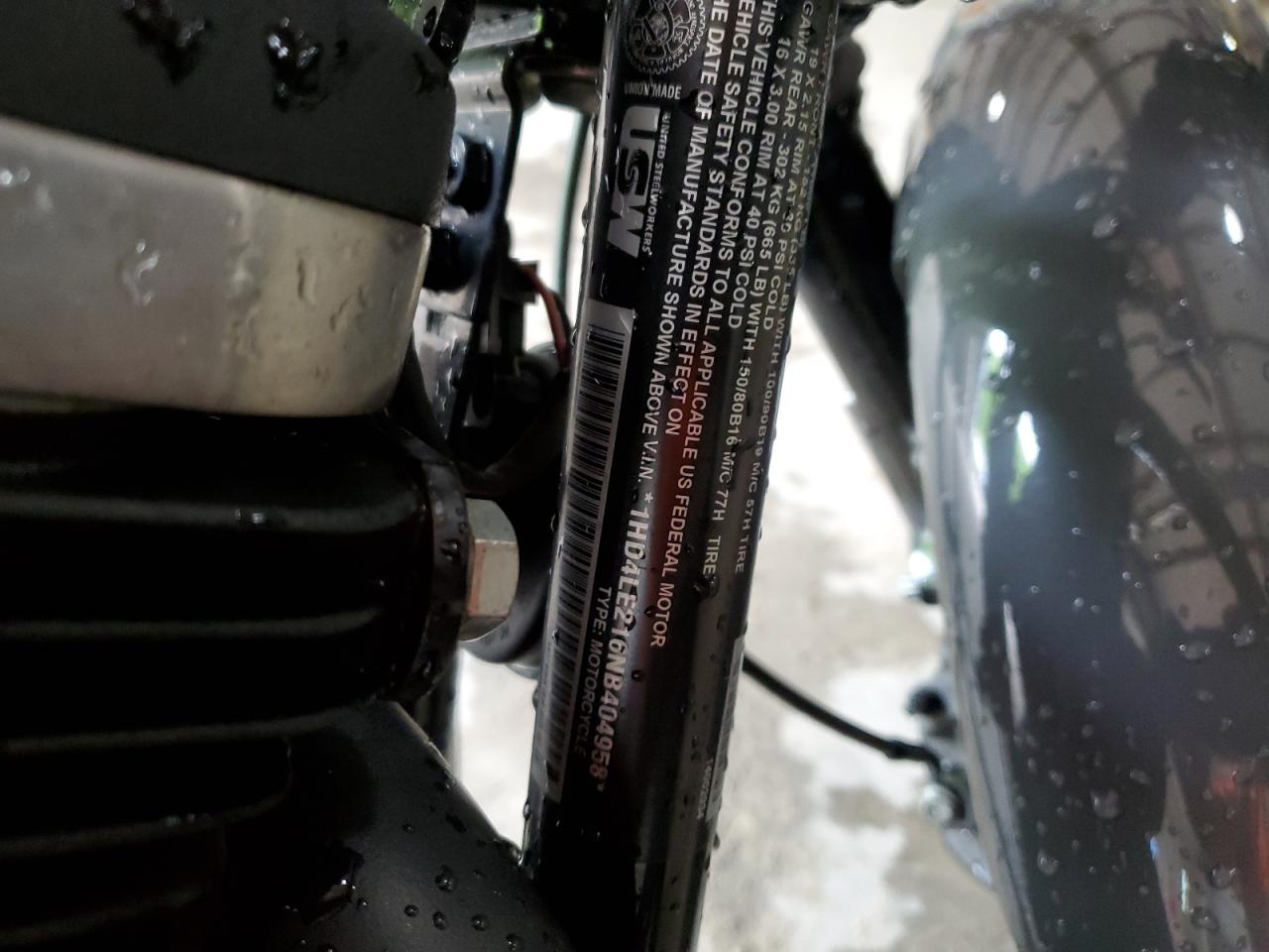 2022 Harley-Davidson Xl883 n VIN 1HD4LE216NB404958 photo 9