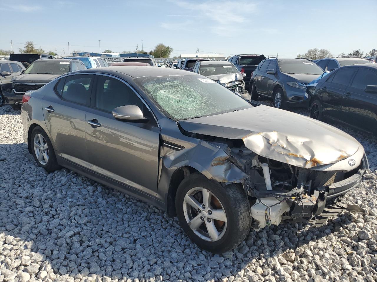 2014 Kia Optima lx VIN 5XXGM4A79EG287821 photo 4