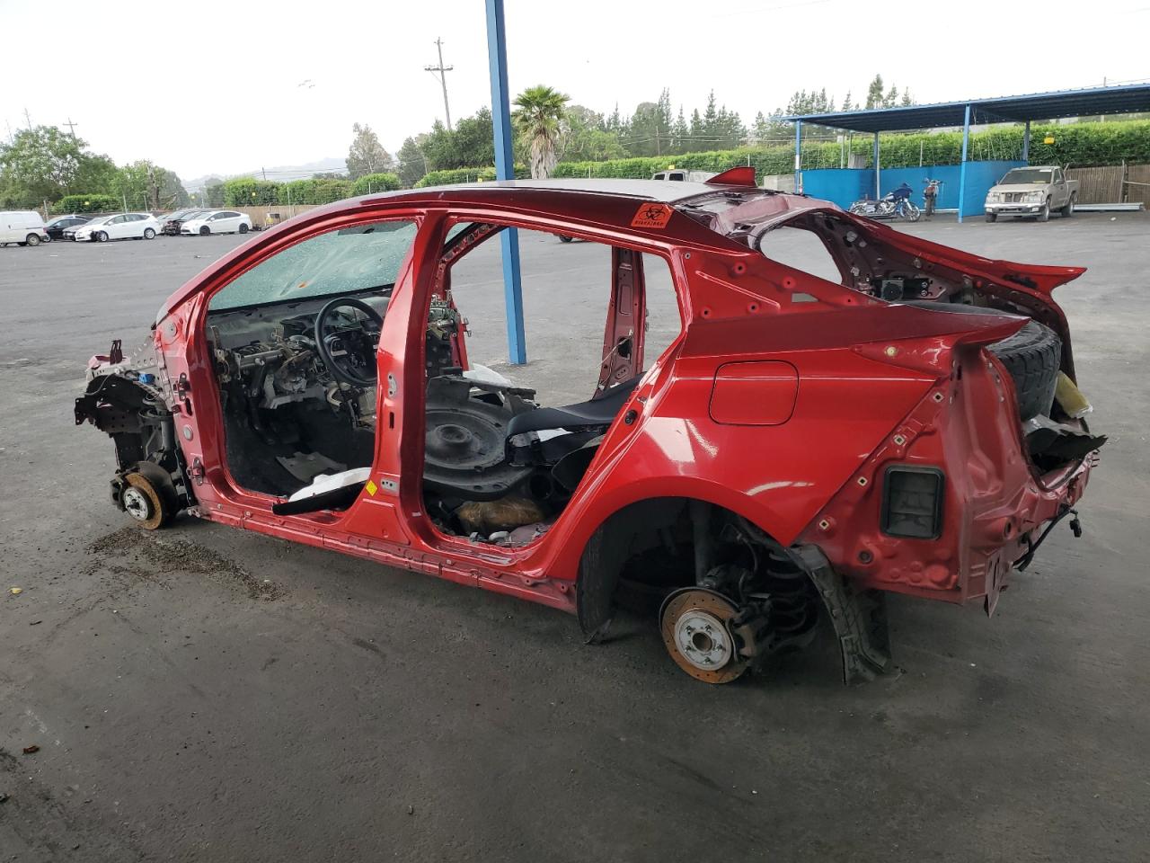 2016 Toyota Prius VIN JTDKBRFU4G3512936 photo 2
