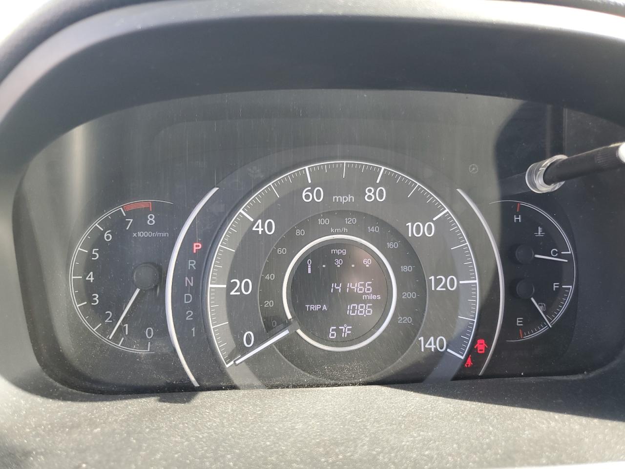 2012 Honda Crv VIN JHLRM4H72CC013164 photo 9