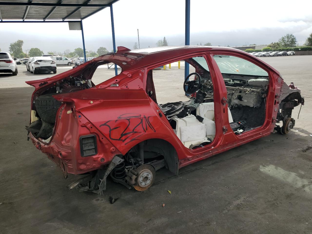 2016 Toyota Prius VIN JTDKBRFU4G3512936 photo 3