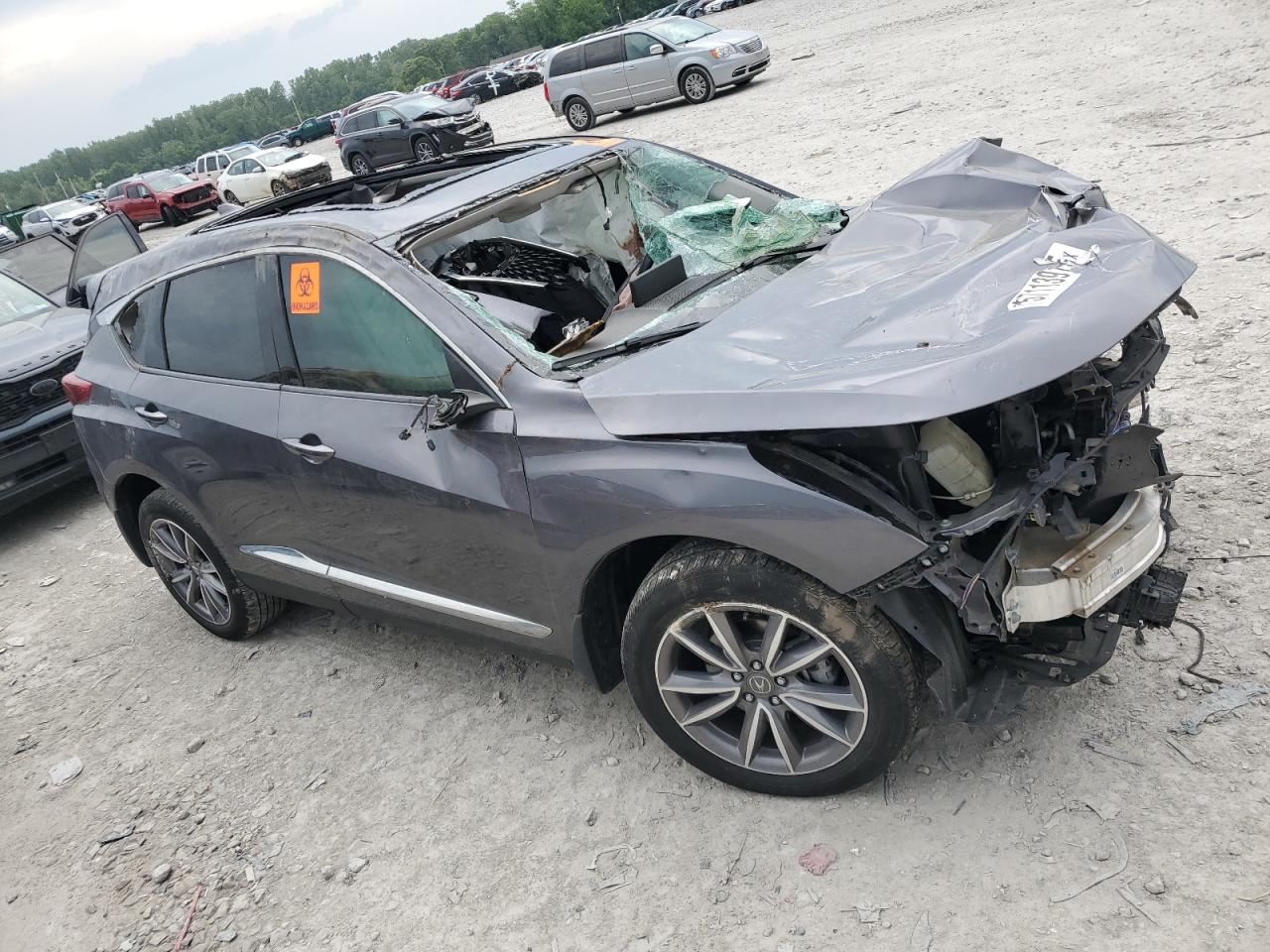 2021 ACURA Rdx techno VIN 5J8TC2H52ML002483 photo 4