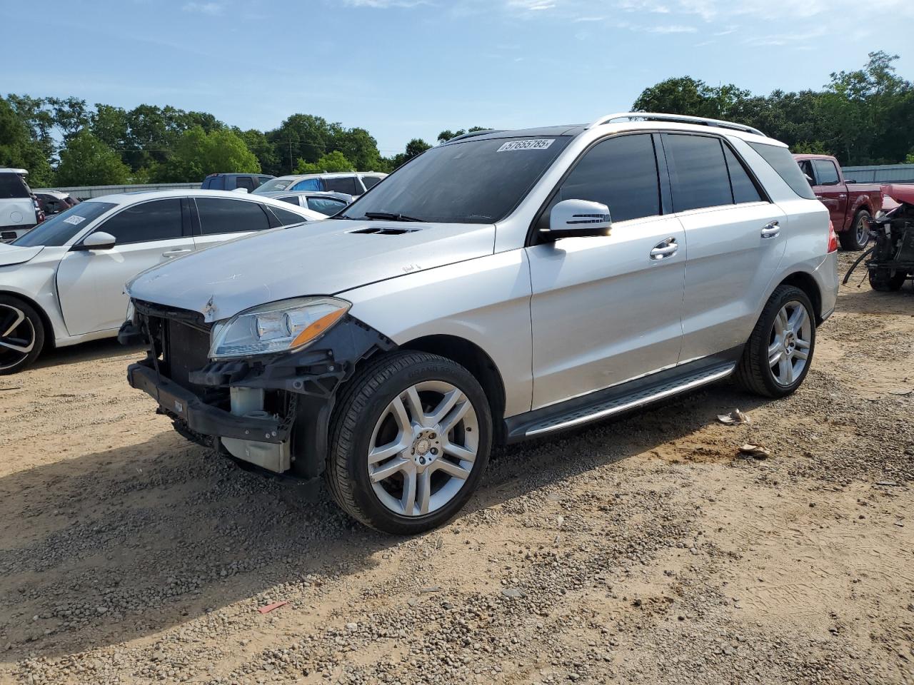 2015 Mercedes-Benz M-class VIN 4JGDA5JBXFA593473 photo 1