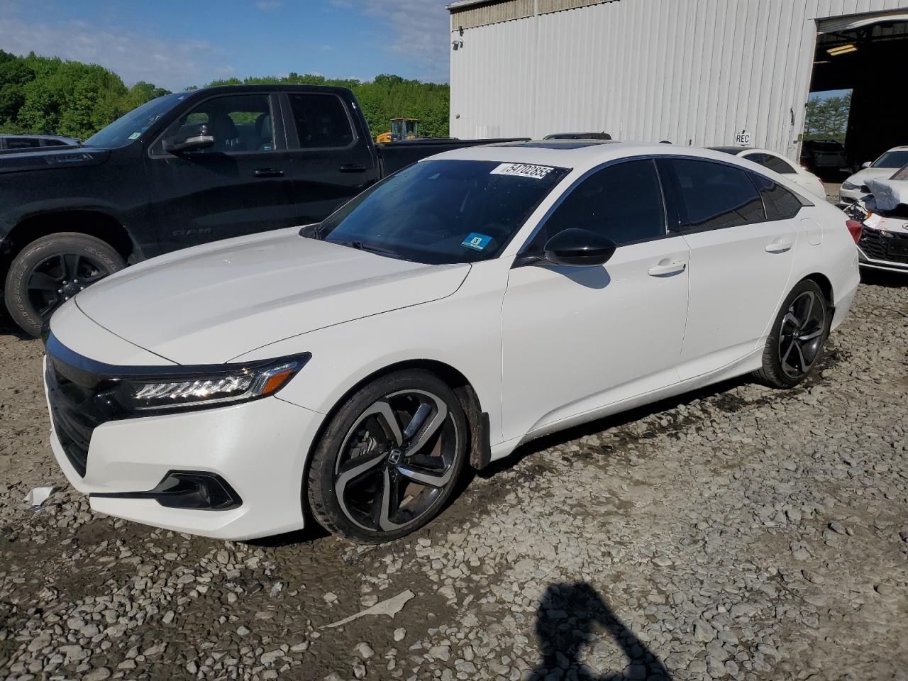 2022 Honda Accord VIN 1HGCV2F37NA003847 photo 1