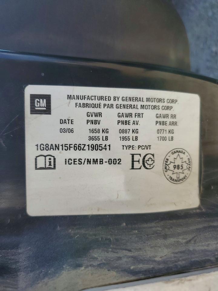 2006 SATURN Ion VIN 1G8AN15F66Z190541 photo 12