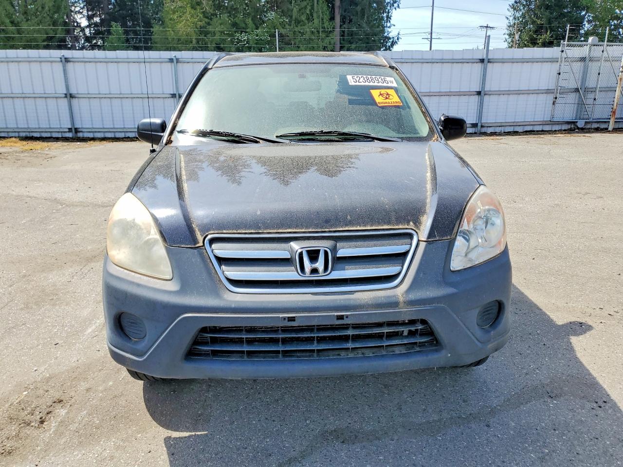 2006 Honda Crv VIN JHLRD685X6C006624 photo 5