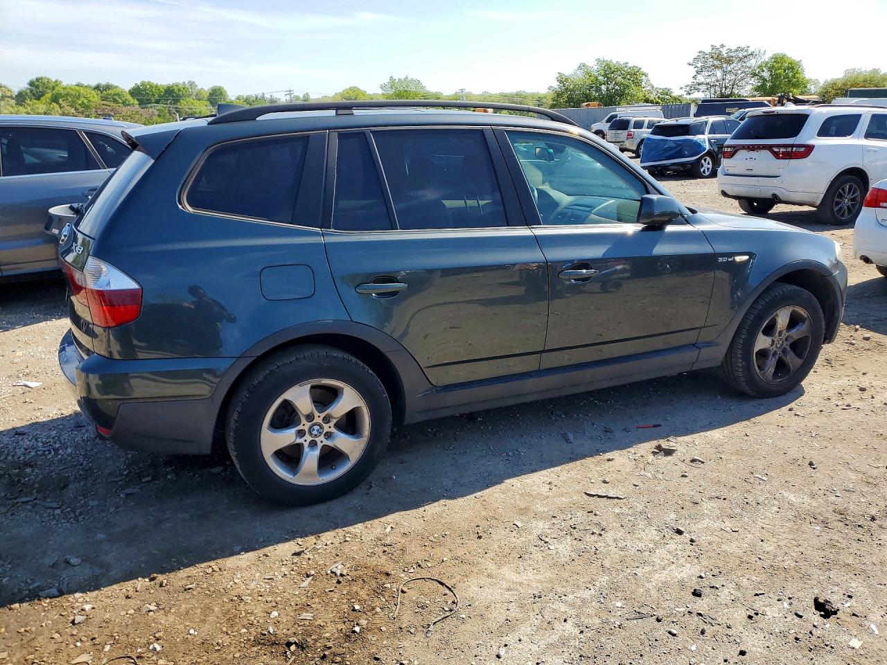 2007 BMW X3 VIN WBXPC93427WF01476 photo 3