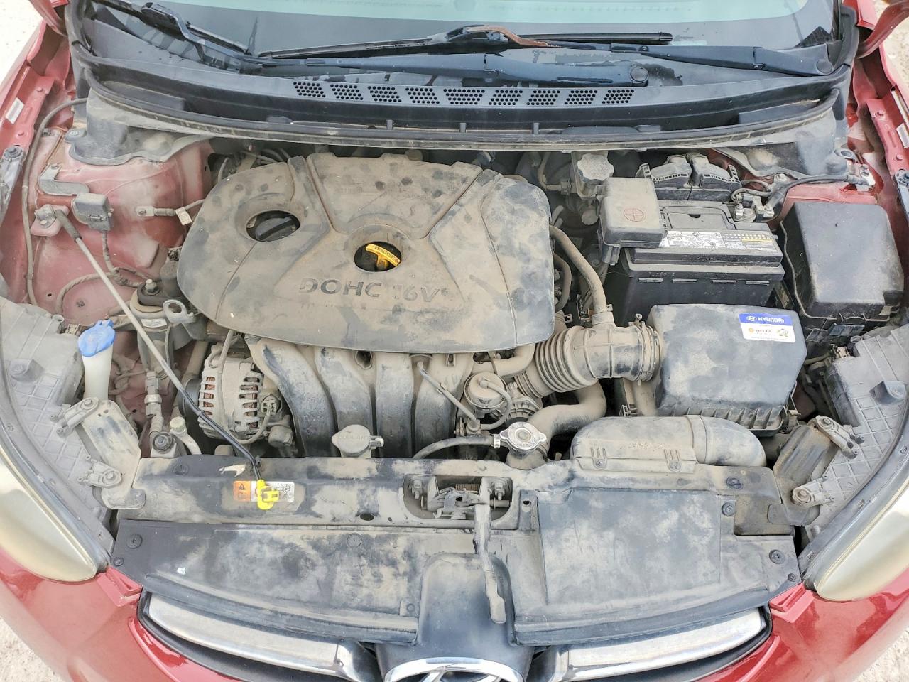 2012 HYUN Elantra VIN KMHDH4AEXCU462506 photo 11
