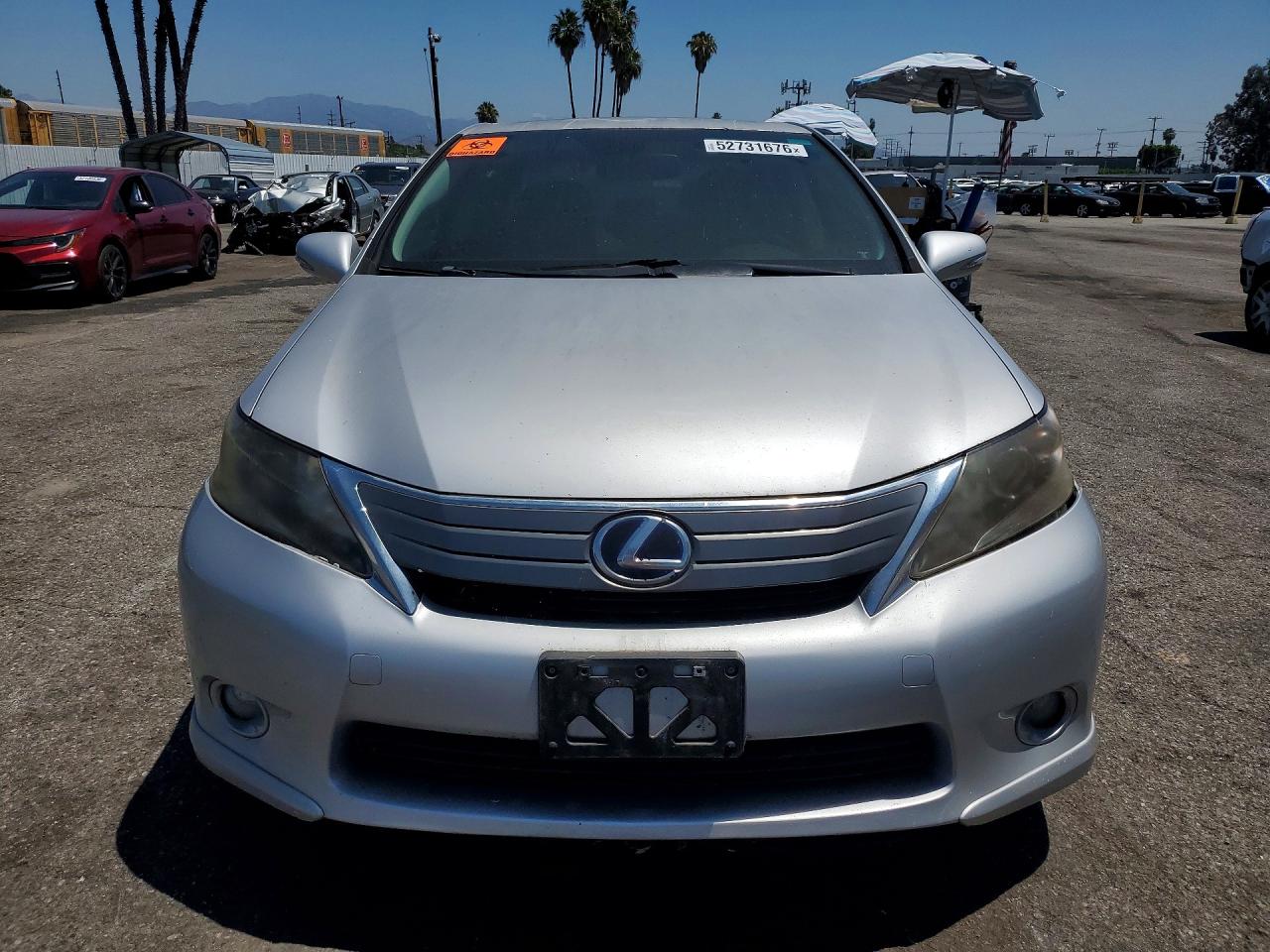 2010 Lexus Hs VIN JTHBB1BA2A2026523 photo 5