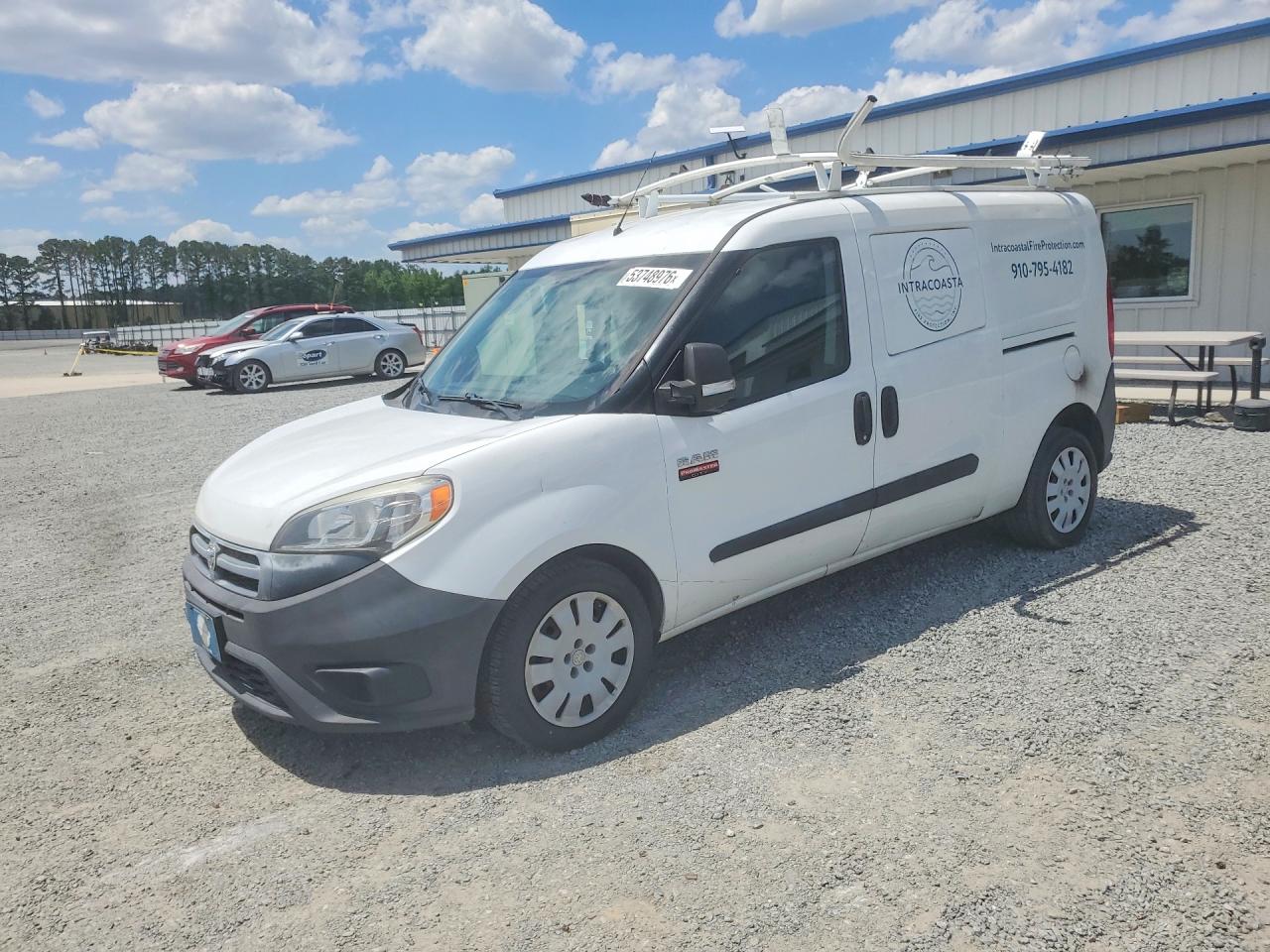2015 Ram Promaster VIN ZFBERFAT6F6A05982 photo 1