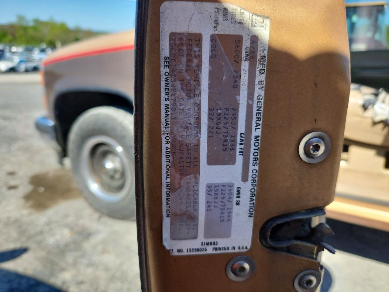1988 Chev Gmt VIN 1GCDC14Z3JE179811 photo 12