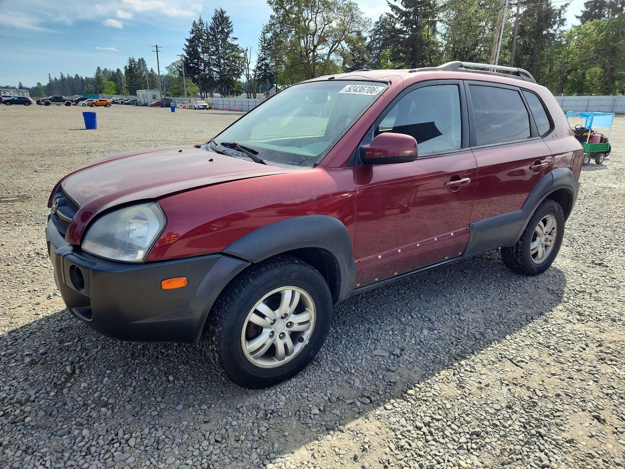 2008 Hyundai Tucson VIN KM8JN72D88U768808 photo 1