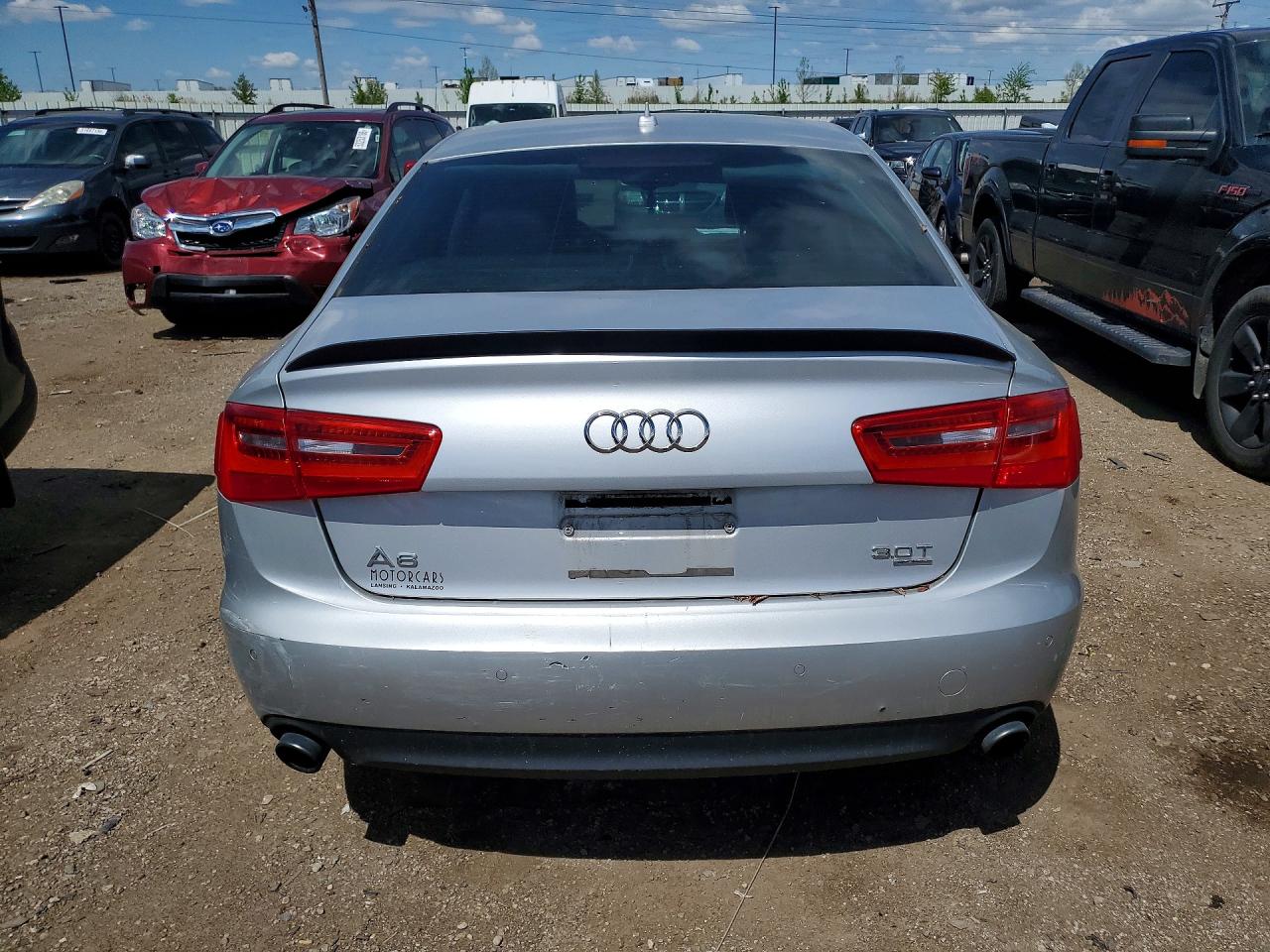 2013 AUDI A6 VIN WAUFGCFC6DN127608 photo 6