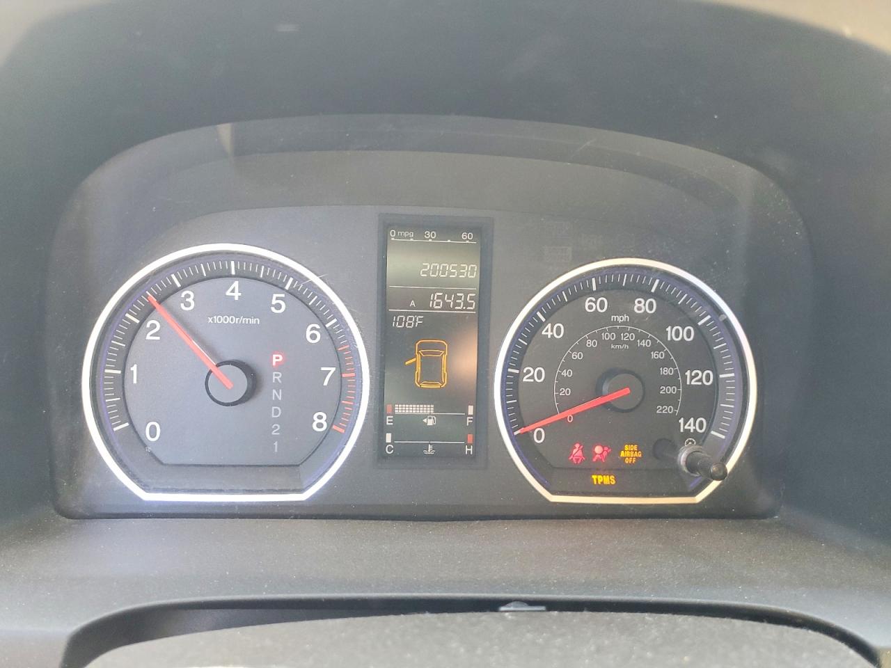 2007 HONDA Crv VIN JHLRE38527C075661 photo 9