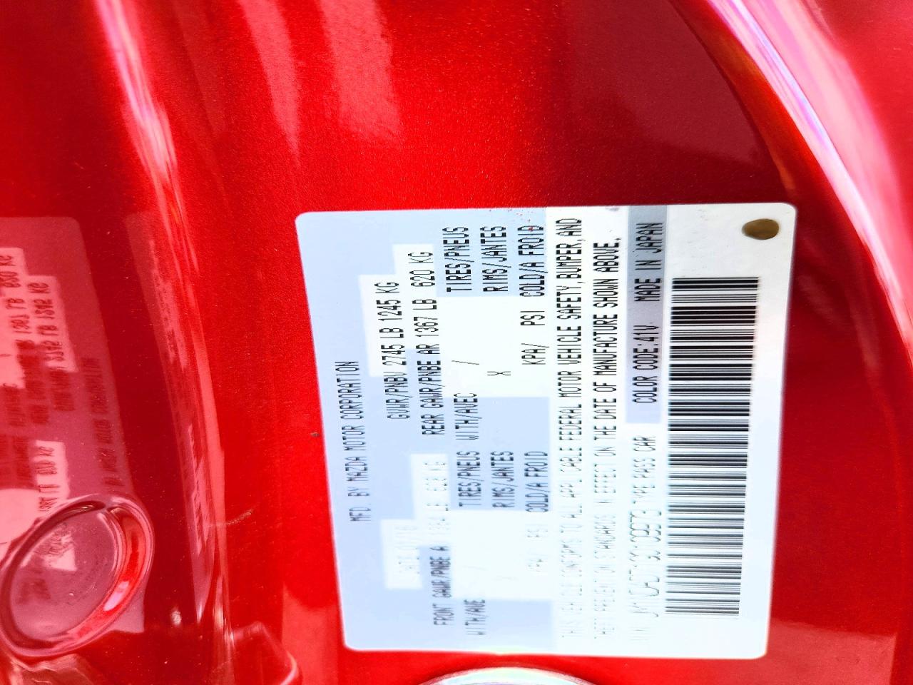 2016 Mazda Mx5 VIN JM1NDAD71G0109973 photo 12