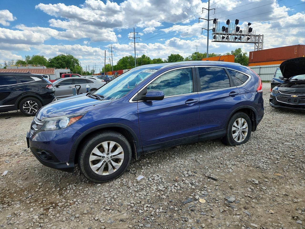 2014 Honda Crv VIN 2HKRM4H70EH605912 photo 1