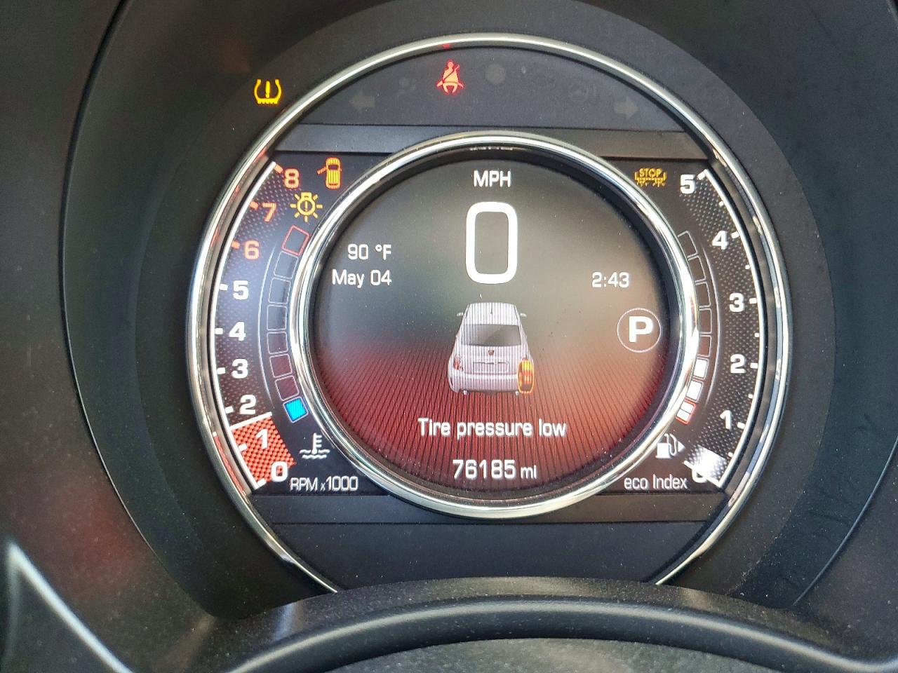 2015 Fiat 500 VIN 3C3CFFFH1FT501183 photo 9