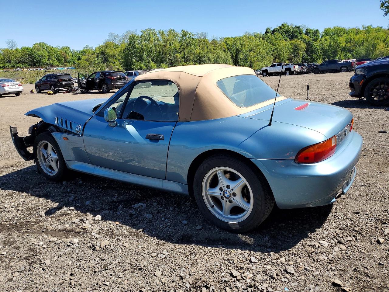 1998 BMW Z3 VIN 4USCH7327WLE07460 photo 2