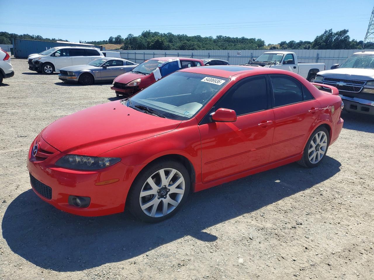 2008 Mazda 6 VIN 1YVHP81DX85M29153 photo 1