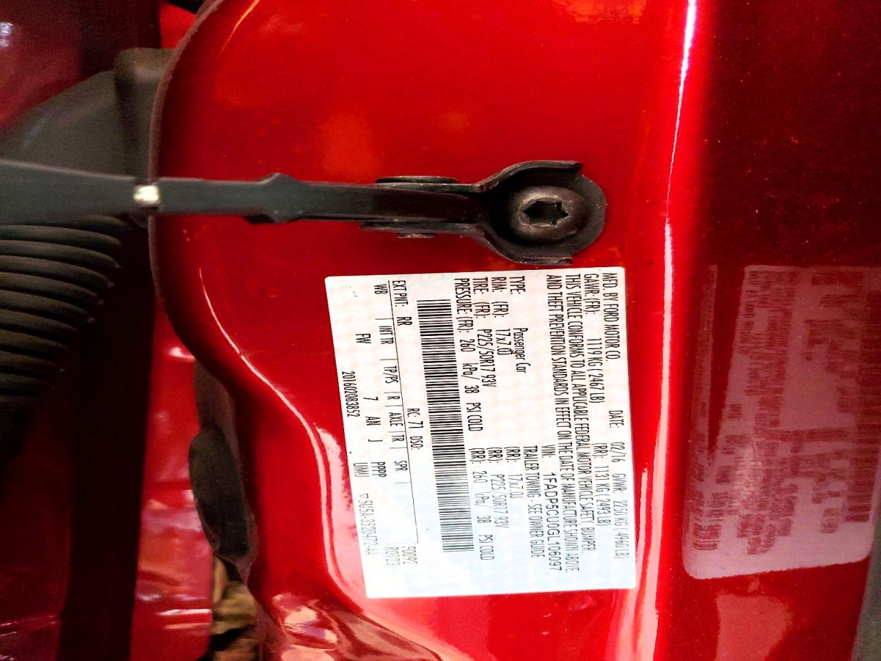 2016 Ford Cmax VIN 1FADP5CU0GL106097 photo 12