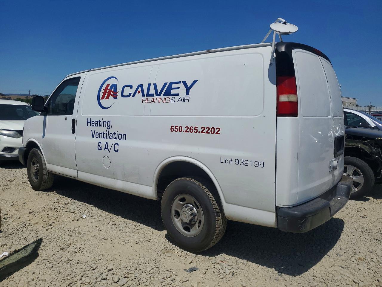 2010 CHEV Express VIN 1GCZGFBA6A1154199 photo 2