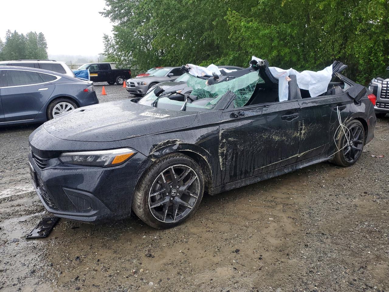 2022 HONDA Civic VIN 2HGFE2F55NH527658 photo 1