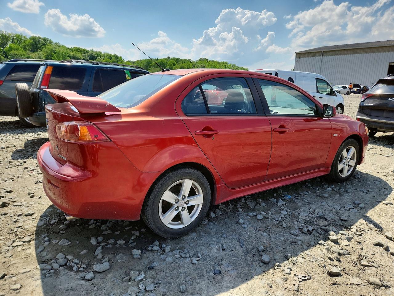2009 Mitsubishi Lancer VIN JA3AU26U39U002246 photo 3