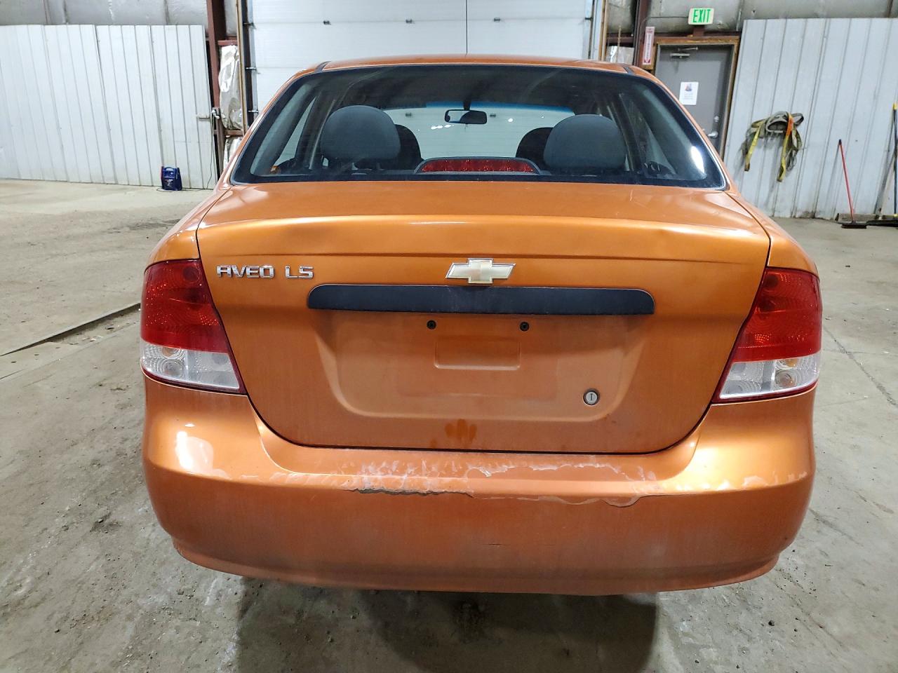 2006 Chevrolet Aveo VIN KL1TD56666B682848 photo 6