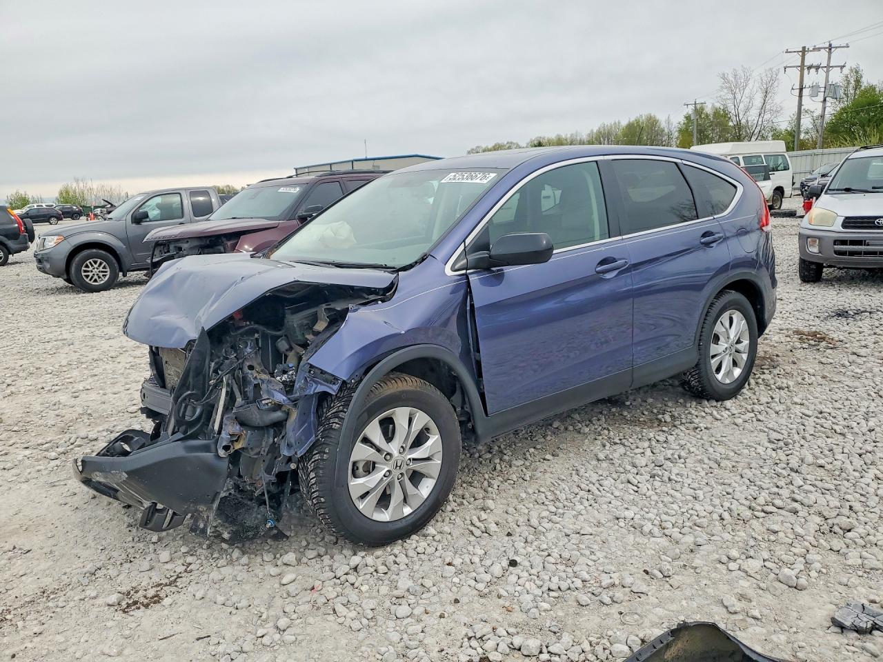 2013 Honda Crv VIN 3CZRM3H52DG701146 photo 1