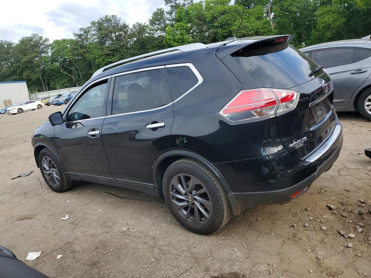 2016 NISSAN Rogue VIN 5N1AT2MT2GC780633 photo 2