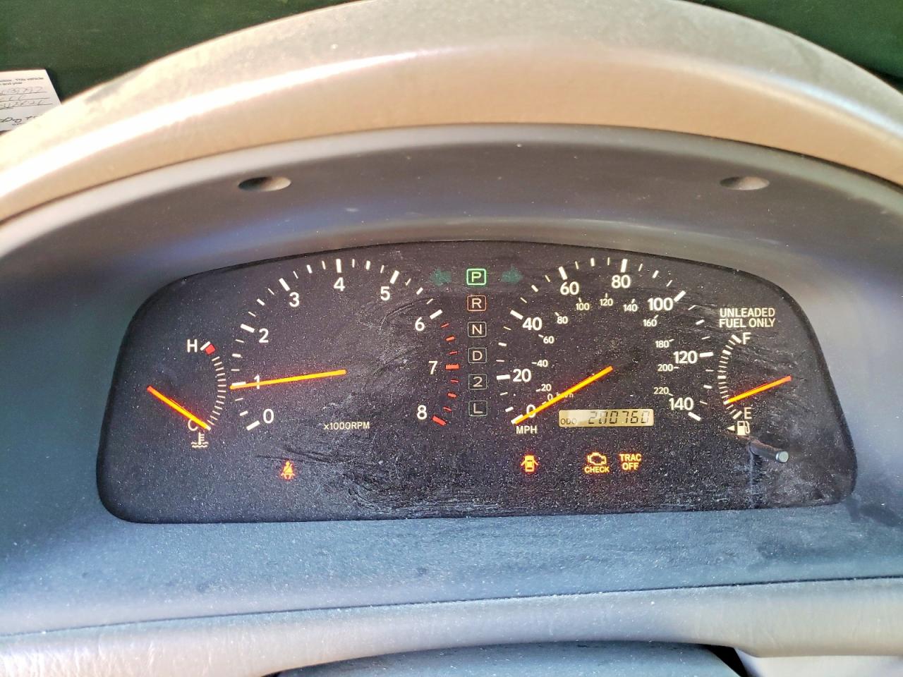 2000 Lexus Es300 VIN JT8BF28G4Y5089797 photo 9