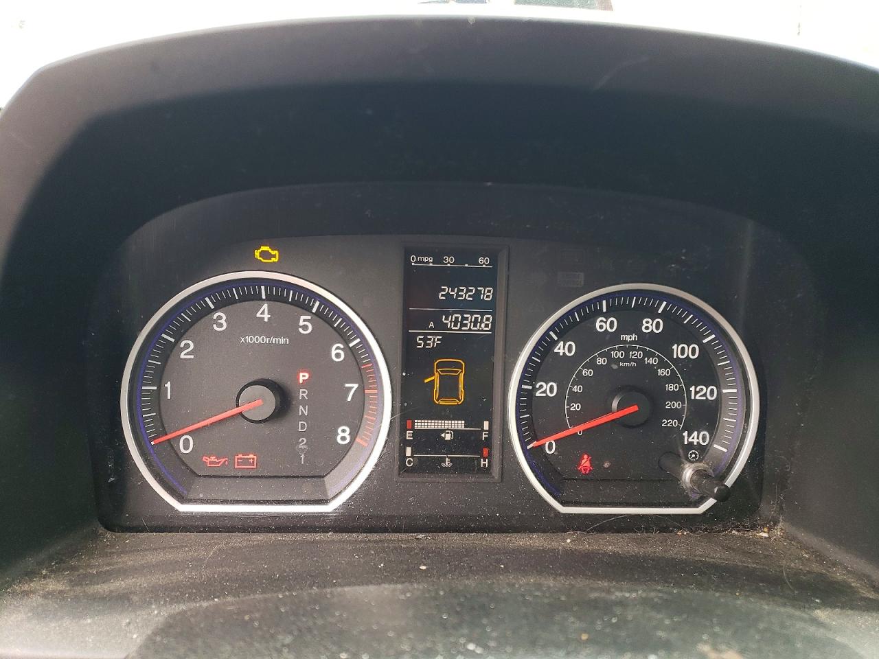 2008 Honda Crv VIN 5J6RE48578L046557 photo 9