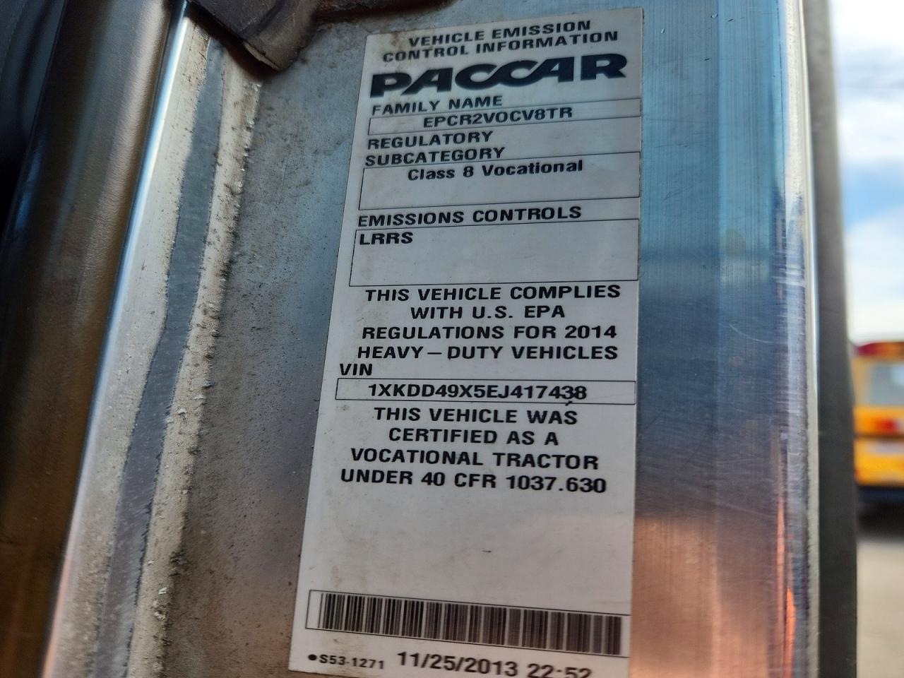 2014 KENWORTH All other VIN 1XKDD49X5EJ417438 photo 10