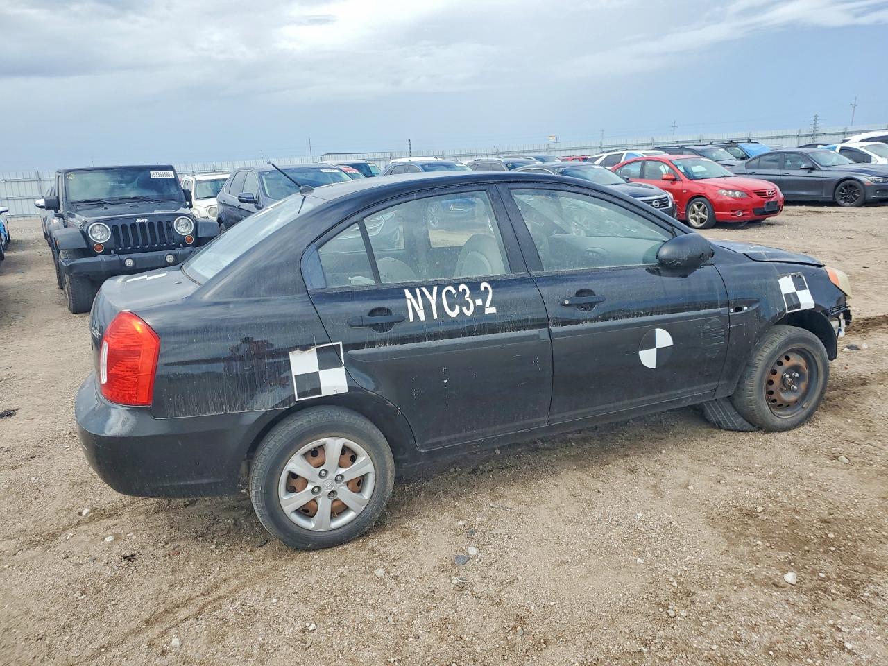 2009 Hyundai Accent VIN KMHCM46C59U312701 photo 3