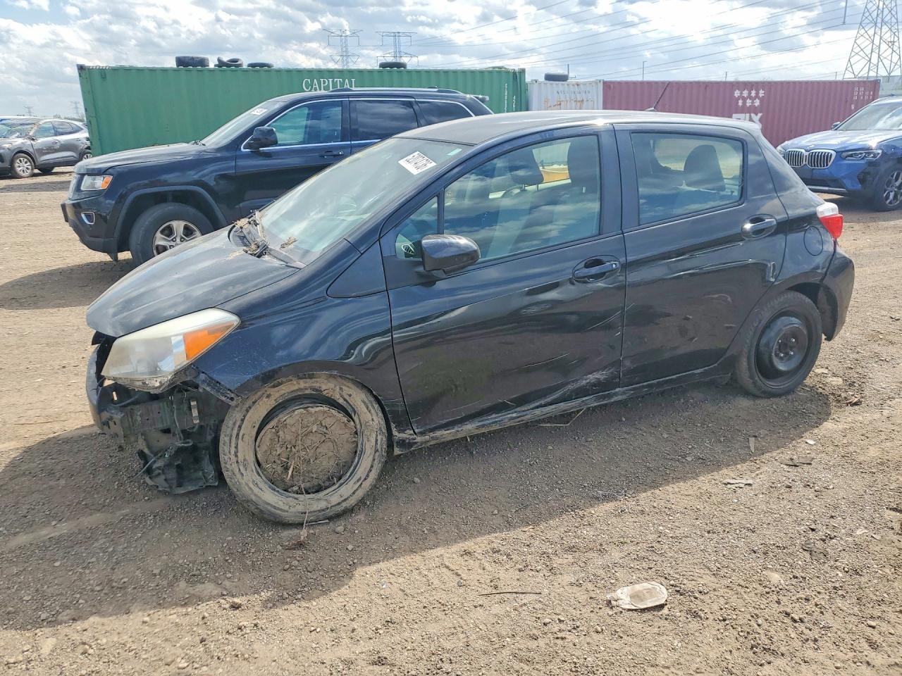 2013 TOYOTA Yaris VIN JTDKTUD30DD566055 photo 1
